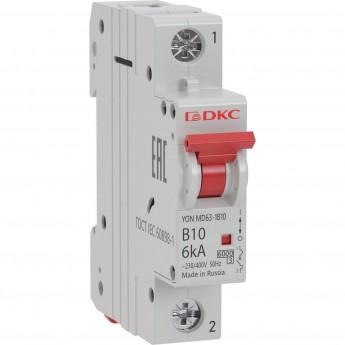 Выключатель автоматический модульный DKC YON MD63 1P 40А C 6kA Выключатель автоматический модульный DKC YON MD63 1P 40А C 6kA