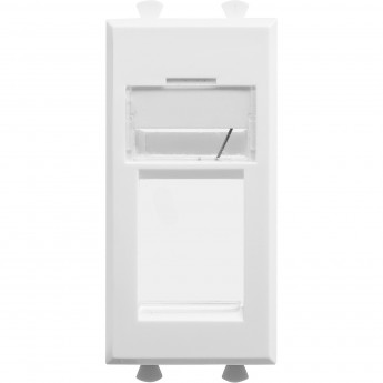 Адаптер DKC для Keystone, "Avanti", "Белое облако", 1 модуль Адаптер DKC для Keystone, "Avanti", "Белое облако", 1 модуль