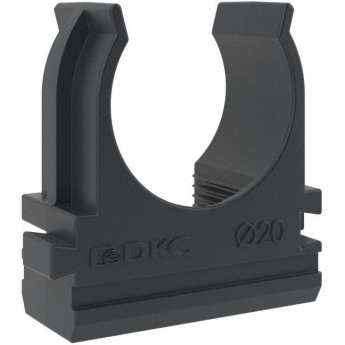 Держатель для труб (клипса) DKC 51020N d20мм с защелкой черный Держатель для труб (клипса) DKC 51020N d20мм с защелкой черный