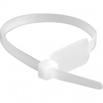 Хомут кабельный DKC 4.8х200 с табличкой 100шт Хомут кабельный DKC 4.8х200 с табличкой 100шт