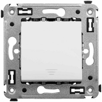 Кнопка одноклавишная DKC AVANTI СП, белое облако