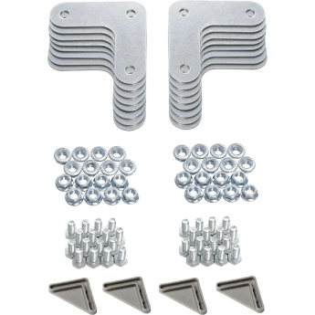 Комплект крепежный DKC для установки 19дюймового профиля в шкаф:Винт, шайба, гайка - комплект крепления 50 шт Комплект крепежный DKC для установки 19дюймового профиля в шкаф:Винт, шайба, гайка - комплект крепления 50 шт