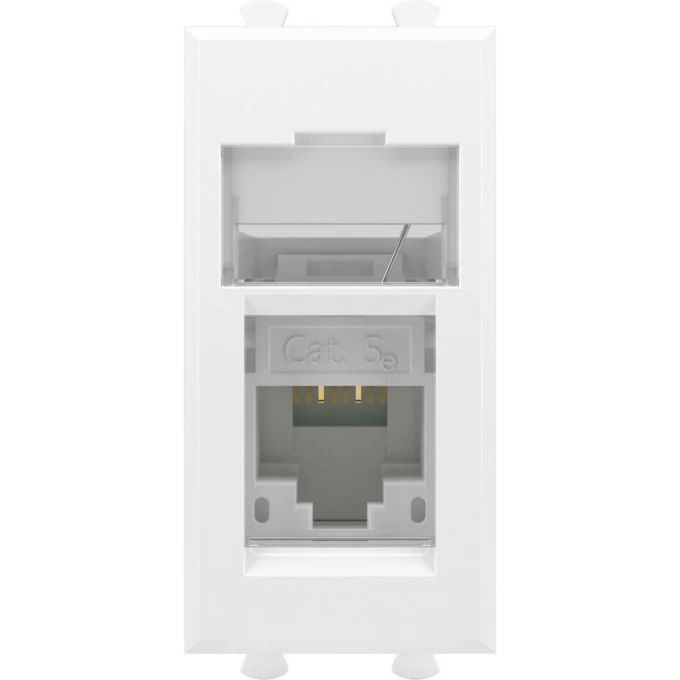 Компьютерная розетка RJ-45 DKC "AVANTI" модульная, кат.6 "Белое облако" 4400291 Компьютерная розетка RJ-45 DKC "AVANTI" модульная, кат.6 "Белое облако" 4400291