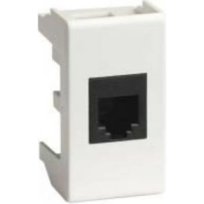 Компьютерная розетка RJ-45 DKC «VIVA» кат.5E белая 45037 Компьютерная розетка RJ-45 DKC «VIVA» кат.5E белая 45037