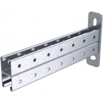 Консоль DKC двойная, 41х21 мм, осн.200 мм, горячеоцинкованная Консоль DKC двойная, 41х21 мм, осн.200 мм, горячеоцинкованная