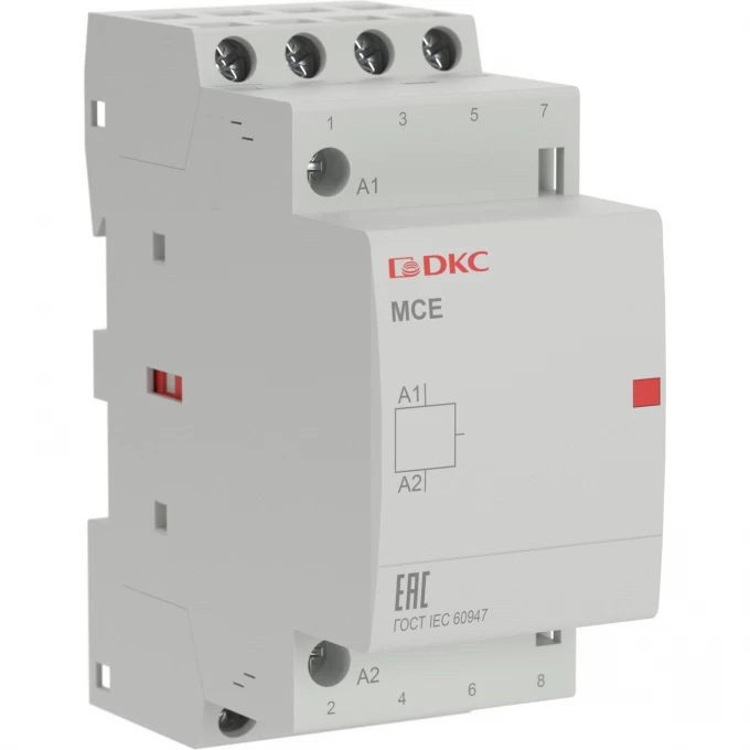 Контактор модульный DKC YON max типа MCE, 4P, 25A, 240В, 4НО MCE-25-40-A240 Контактор модульный DKC YON max типа MCE, 4P, 25A, 240В, 4НО MCE-25-40-A240