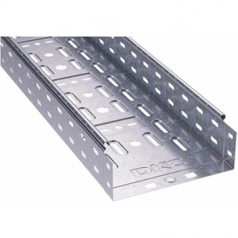 Лоток перфорированный DKC 300х50 L 3000, цинк-ламельный Лоток перфорированный DKC 300х50 L 3000, цинк-ламельный