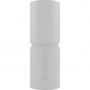 Муфта DKC труба-труба с ограничителем, IP40, д.40мм Муфта DKC труба-труба с ограничителем, IP40, д.40мм