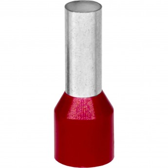 Наконечник-гильза DKC 10-14мм с изолированным фланцем, красный