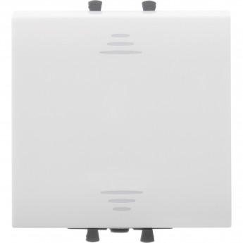 Переключатель DKC одноклавишный модульный, "Avanti", "Белое облако", 2модуля