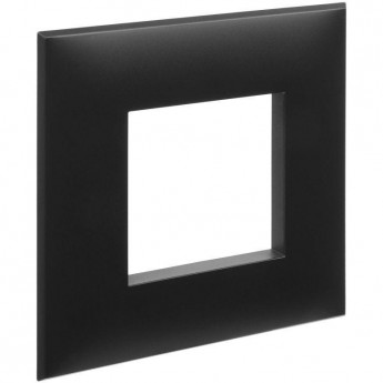 Рамка DKC AVANTI ARTLEBEDEV на 2 модуля, черный матовый
