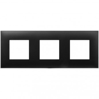 Рамка DKC AVANTI ARTLEBEDEV на 6 модулей, черный матовый