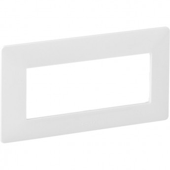 Рамка DKC на 4 модуля, белая, RAL9010