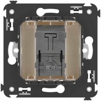 Розетка TV оконечная в стену DKC, "Avanti", "Ванильная дымка"