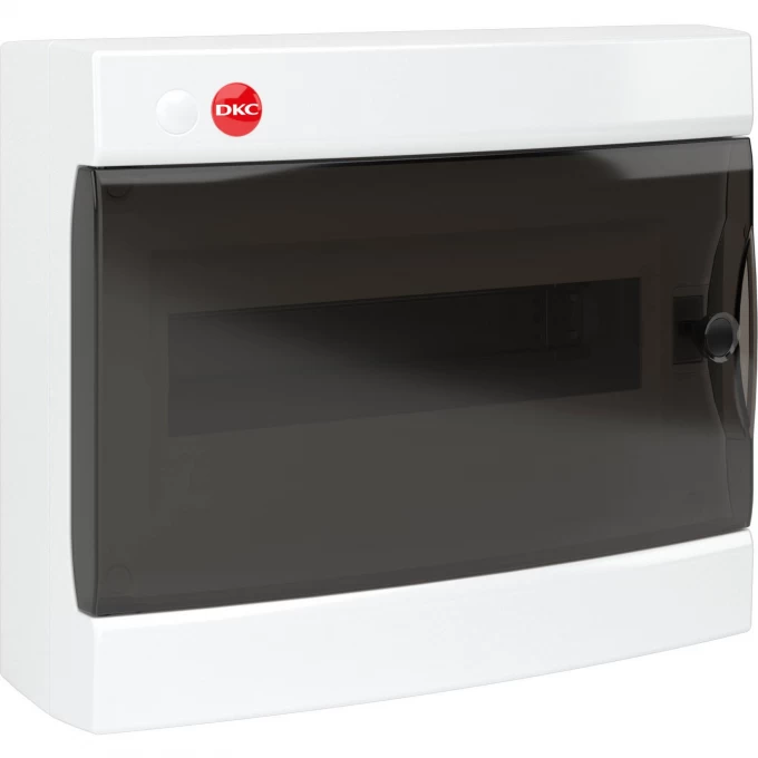 Щиток настенный с дверцей DKC 12 мод.,IP41, белый, с клеммным блоком 63А RB12W4TWD