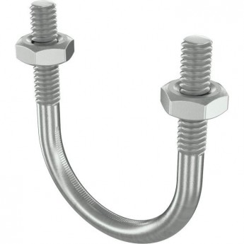 Скоба DKC монтажная U-образная с резьбой М8 с гайками для труб d 1" Скоба DKC монтажная U-образная с резьбой М8 с гайками для труб d 1"