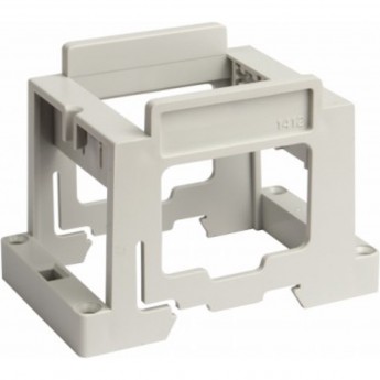 Суппорт DKC под розетку BRAVA на DIN рейку, цвет серый RAL 7035