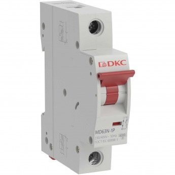 Выключатель автоматический однополюсный DKC 20А B 6кА