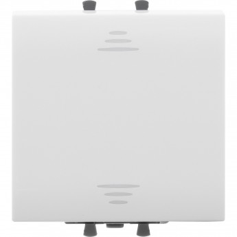 Выключатель одноклавишный модульный DKC AVANTI, белое облако, 2 модуля