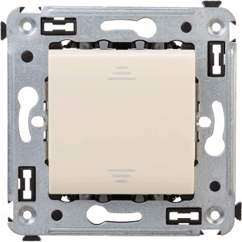 Выключатель одноклавишный в стену DKC AVANTI, ванильная дымка
